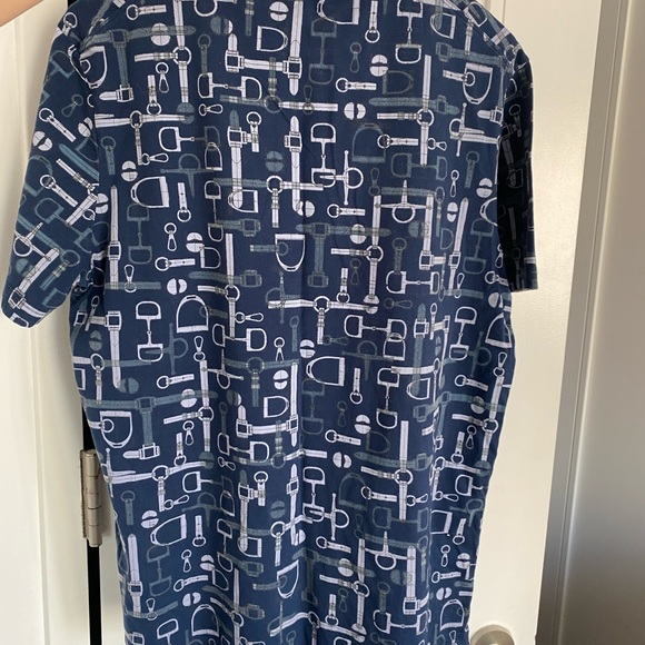 SOLD!!! Hermes Cotton Navy Blue T-Shirt for Men size XXL - Picture 7 of 13